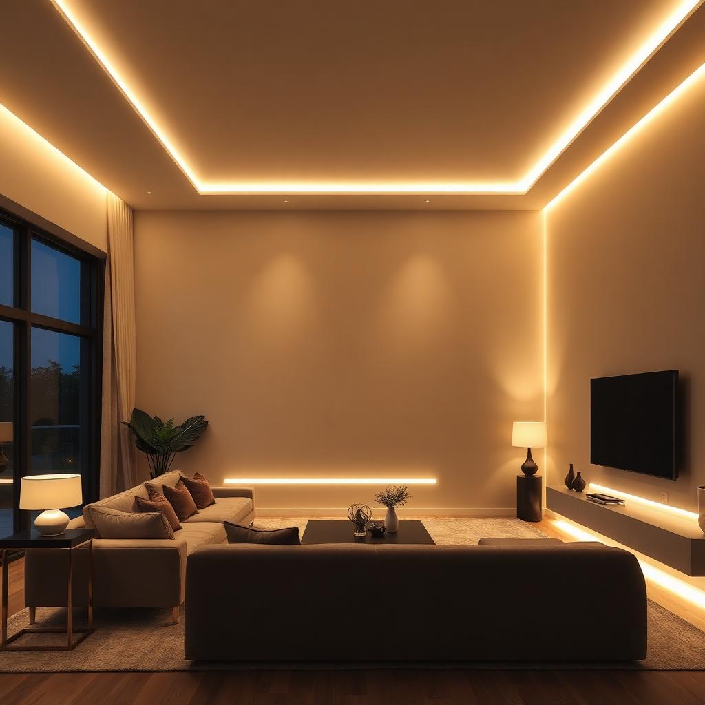 3000K Warm White LED lighting example