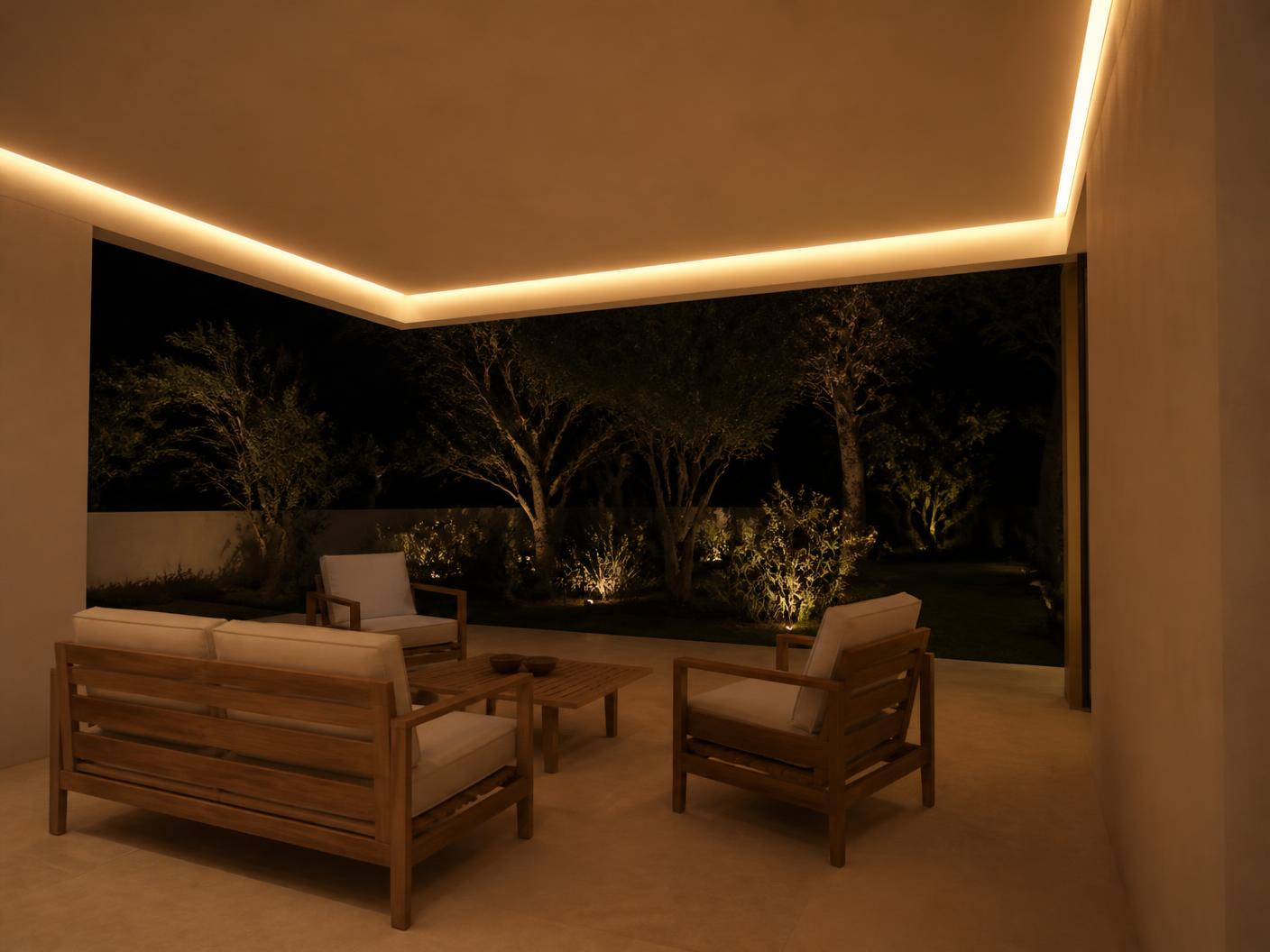 Outdoor Living — architectural LED strip lighting, image 3