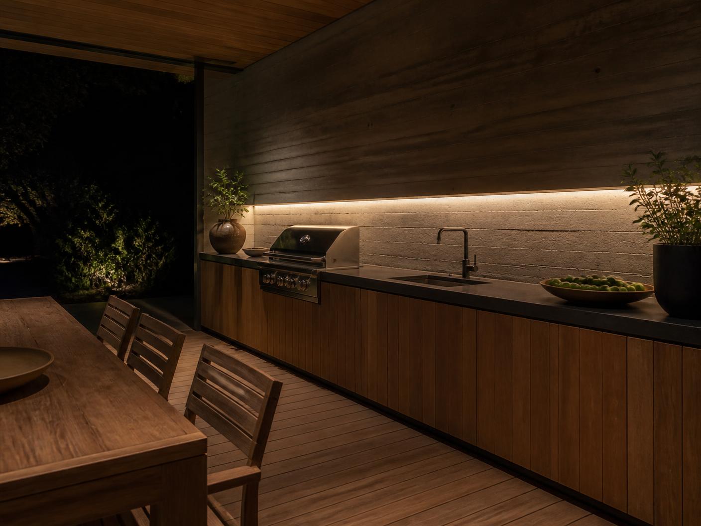 Outdoor Living — architectural LED strip lighting, image 4
