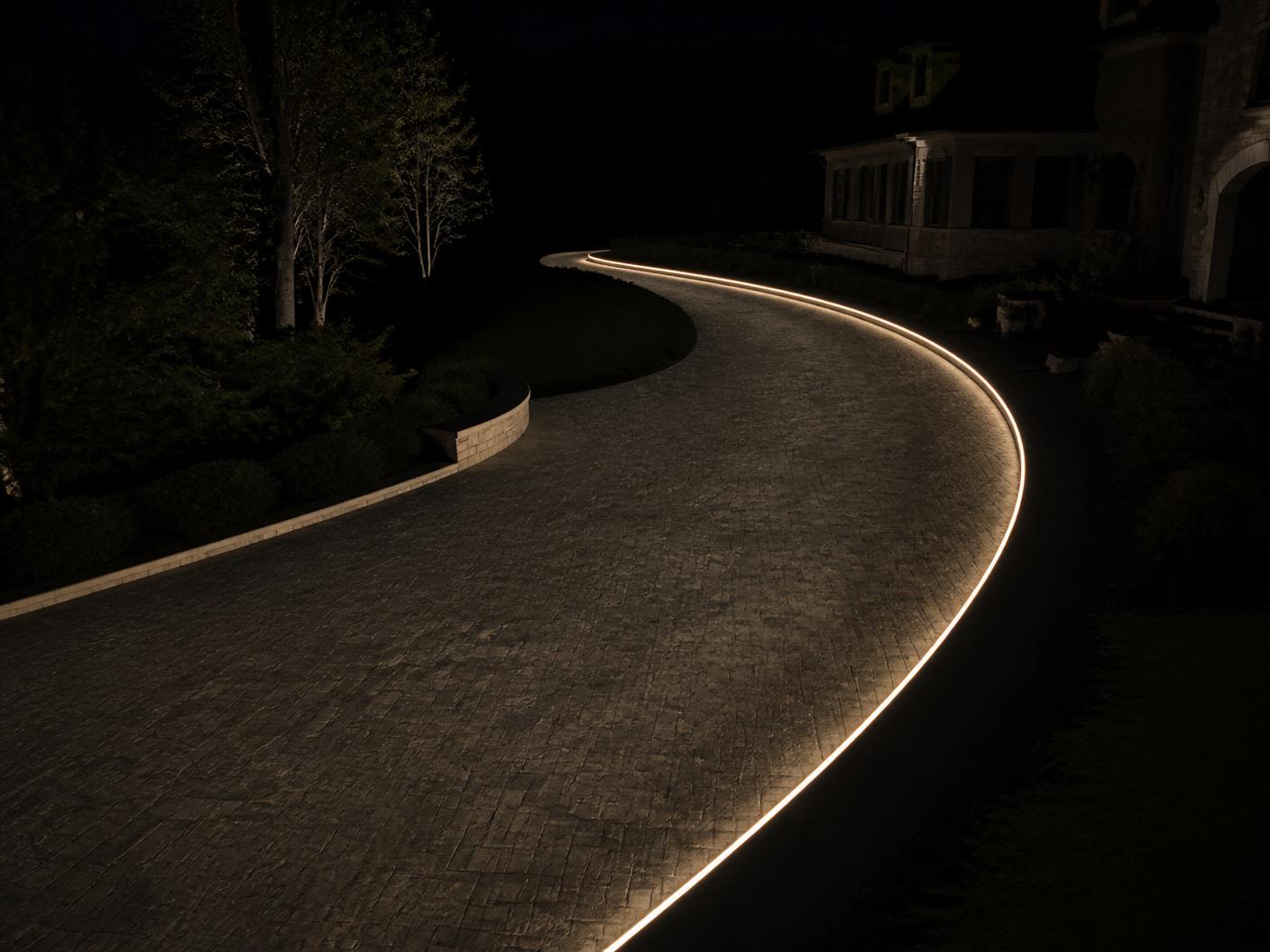 Driveways & Hardscapes — architectural LED strip lighting, image 3